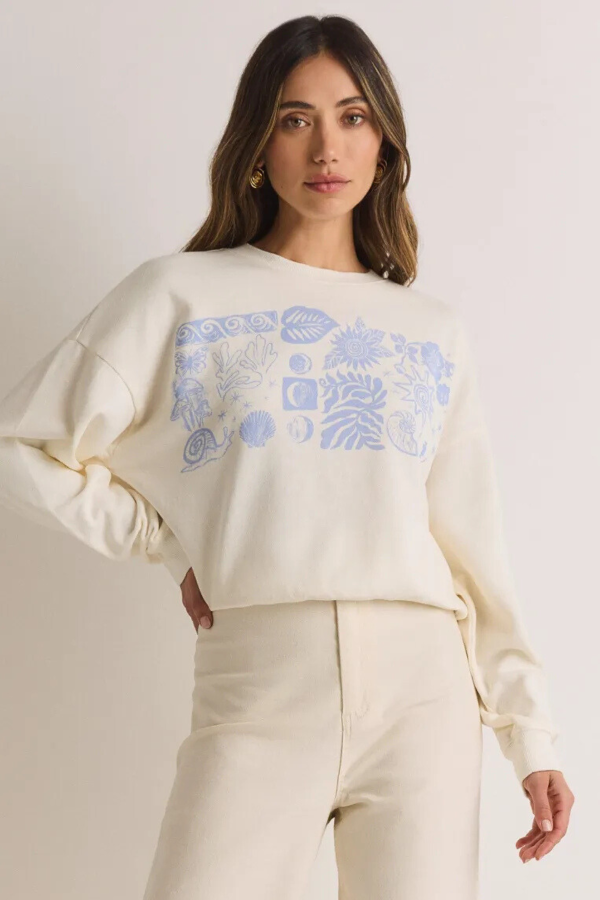 Z SUPPLY - NATURE TOMGIRL SWEATSHIRT