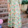 In The Quiet Shade Midi Dress, Green - Image 5