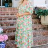 In The Quiet Shade Midi Dress, Green - Image 2