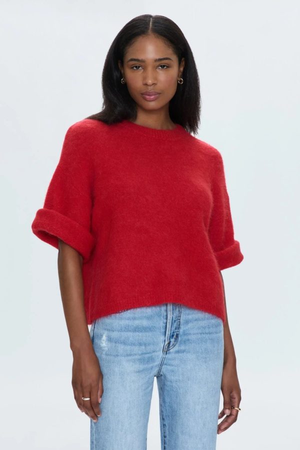 PISTOLA - MICAH SWEATER TEE RUBY - Image 2