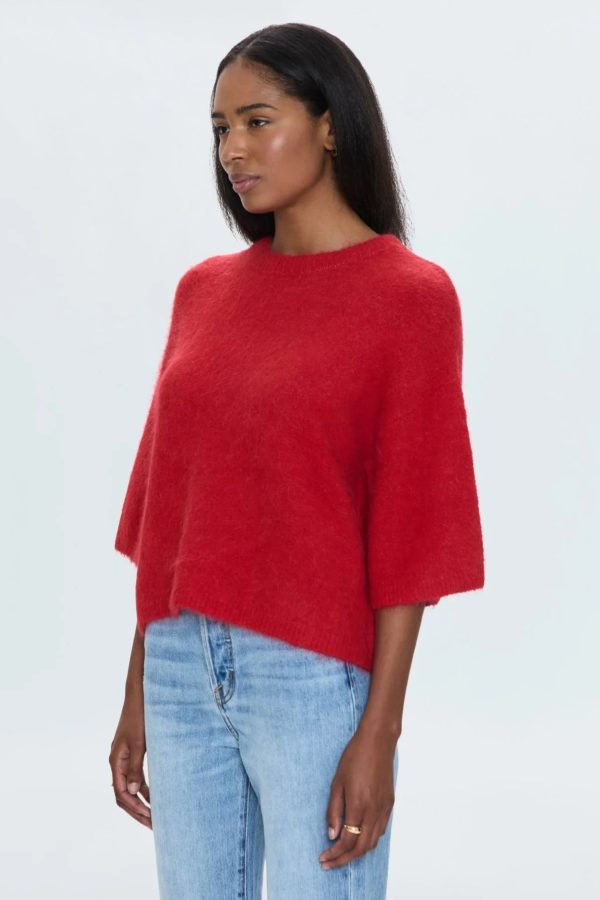 PISTOLA - MICAH SWEATER TEE RUBY - Image 4